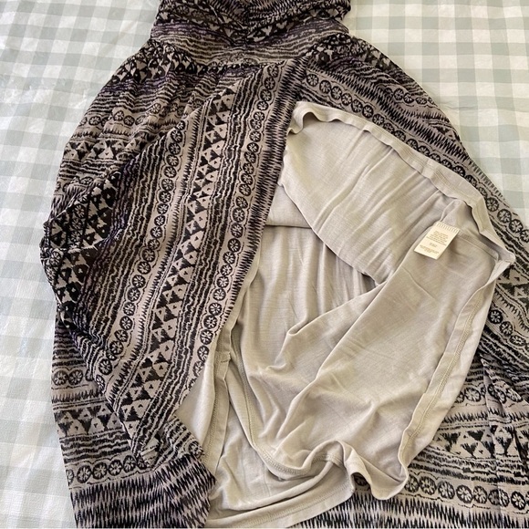 Free People dress bohemian strapless nude beige black bohemian neutral tone smal - Picture 8 of 16